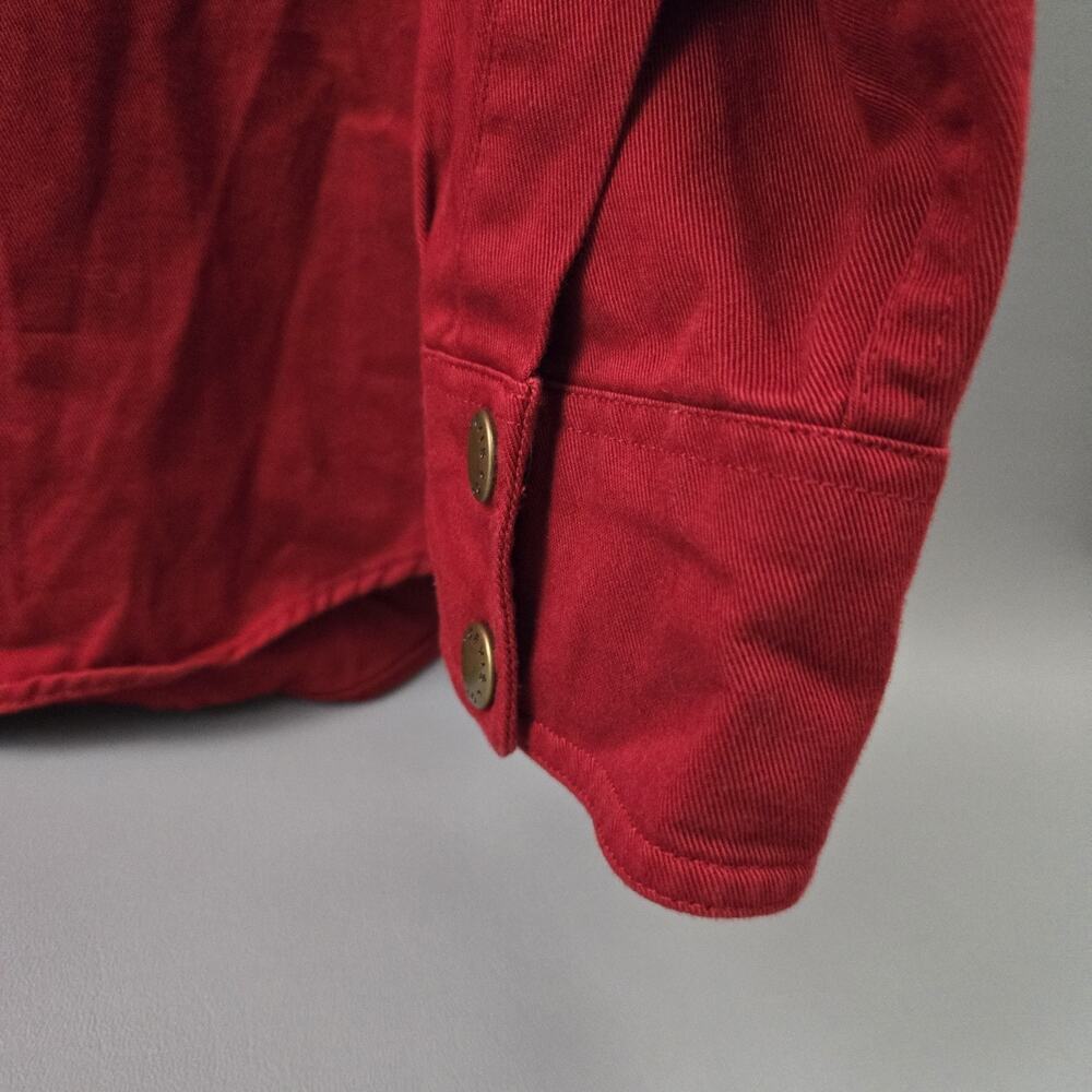 Orvis Malpai 1/4 Snap Popover Red Pockets Cotton Long Sleeve Shirt Mens Size XL - Picture 11 of 11